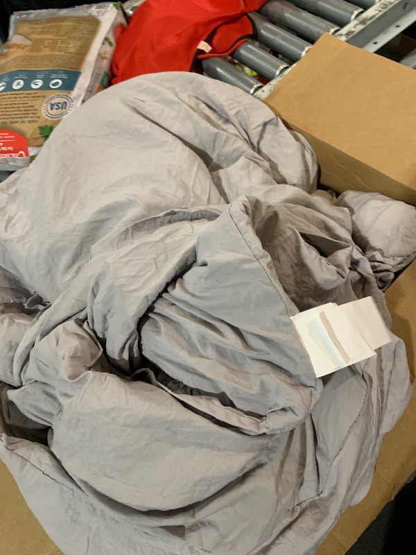 Photo 1 of  King Size Comforter Set -  Light Grey