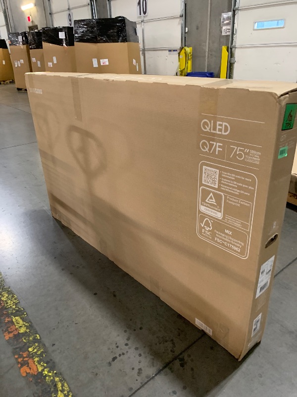 Photo 1 of Samsung 75-Inch Class QLED Q7F Series Samsung Vision AI Smart TV (2025 Model, 75Q7F) Quantum HDR, Object Tracking Sound Lite, Q4 AI Gen1 Processor, 4K upscaling, Gaming Hub, Alexa Built-in