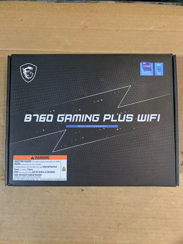 Photo 1 of (sold for parts) MSI B760 Gaming Plus WiFi Motherboard Intel B760 LGA 1700 ATX