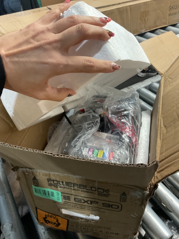 Photo 1 of ***(PARTIAL SET/ ONLY 1)***PowerBlock Elite EXP Adjustable Dumbbells, Sold in Pairs, Stage 1, 5-50 lb. Dumbbells, Durable Steel Build, Innovative Workout Equipment, All-in-One Dumbbells, Expandable with Expansion Kits