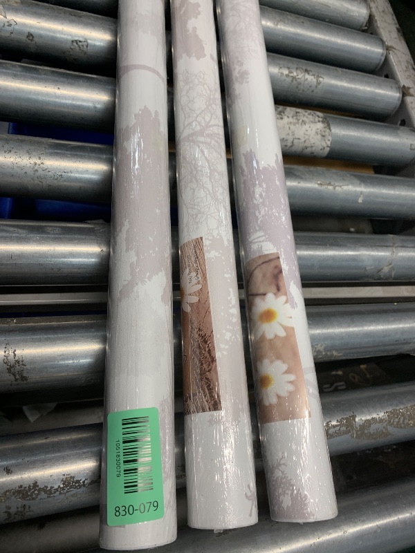 Photo 1 of (3 pack bundle)Timeet Forest Peel and Stick Wallpaper Modern Tree Wall Paper Grey and White Contact Paper 23.2 "x 118.1" Self Adhesive Removable for Bedroom Living Room Wall Decor