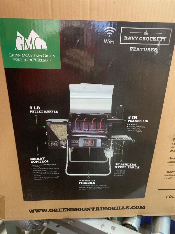 Photo 1 of ***FACTORY SEALED*** STOCK PHOTO FOR REFERENCE ONLY ***BBQ Island Grills & Smokers Green Mountain Peak Prime 2.0