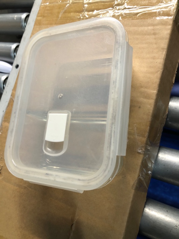 Photo 1 of ***(missing 1/ heavily used/ minor damage)***M MCIRCO [5-Packs, 36 Oz Glass Meal Prep Containers with Snap Locking Lids Glass Food Containers,Airtight Lunch Container,Microwave, Oven, Freezer and Dishwasher (4.5 Cup)