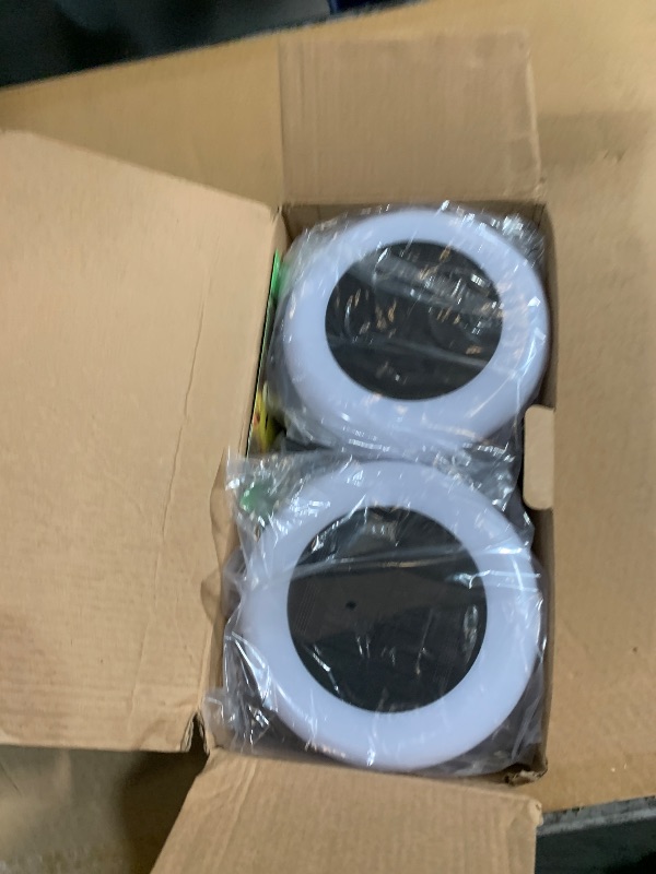 Photo 1 of (2 not working) intelamp Solar Pathway Lights Outdoor, 6 Pack 9 Color Changing with Remote Control, Dusk to Dawn Solar Powered Waterproof LED