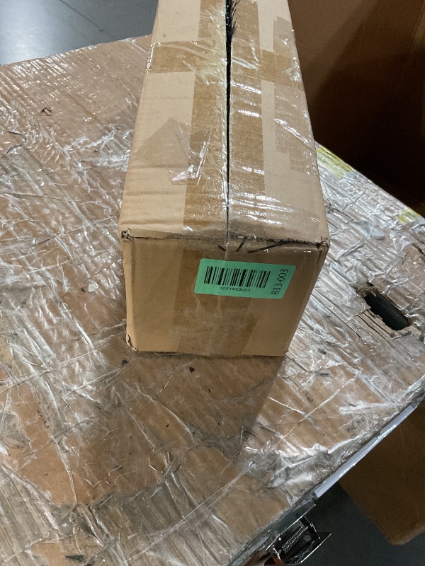 Photo 1 of (used)(minor damage) Sunnyglade 21.6” 30 LED Halloween Black Spooky Tree Glittered with Purple Lights & 12 Pumpkin Decorations