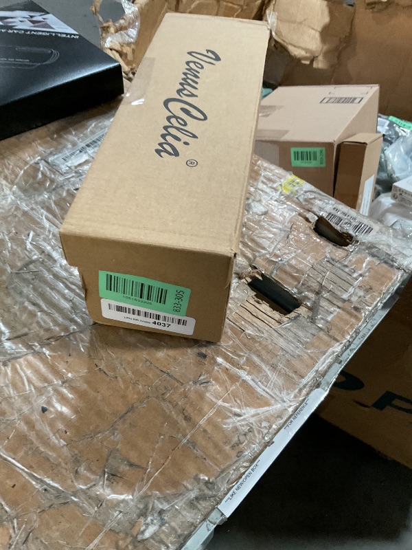 Photo 1 of (used)(minor damage) VenusCelia Women's Natural Comfort Walking Flat Loafer(9.5 M US,Navy)