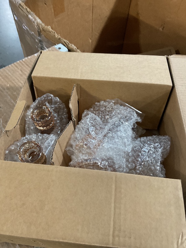 Photo 1 of ***MISSING PARTS***
DARJEN Candlestick Holders Set, 12Pcs 4" H Taper Candle Holders Bulk, Glass Candle Holders for Wedding, Festival, Party & Windowsill Decor, Gold