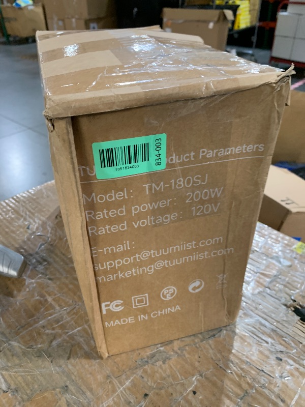 Photo 1 of ***(HEAVILY USED/ MINOR DAMAGE)***Juicer Machines, TUUMIIST Cold Press Juicer with 4.6'' Large Feed Chute Fit Whole Vegetable And Fruit, Masticating Juicer Easy To Clean, Black