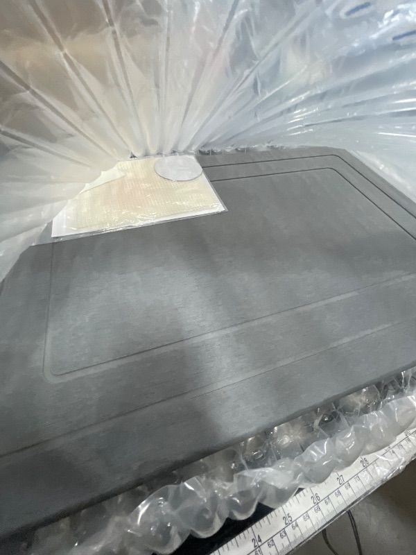 Photo 1 of (USED/FAIR) Stone Bath Mat for Bathroom Large Diatomite Stone Drying Mat for Shower, Bathroom and Kitchen Counter, Non-Slip, Super Absorbent, Quick Dry Modern Design Bathroom Floor Mat 23.6"x15.4"