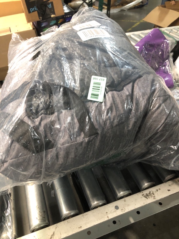 Photo 1 of *** READ COMMENTS***    Veehoo Cooling Elevated Dog Bed Add Removable Waterproof Bolster Cushion Mat, Raised Pet Cot with Breathable Teslin Mesh, No-Slip Feet, Dog Sofa Bed for Indoor Outdoor, XXLarge, Black Silver