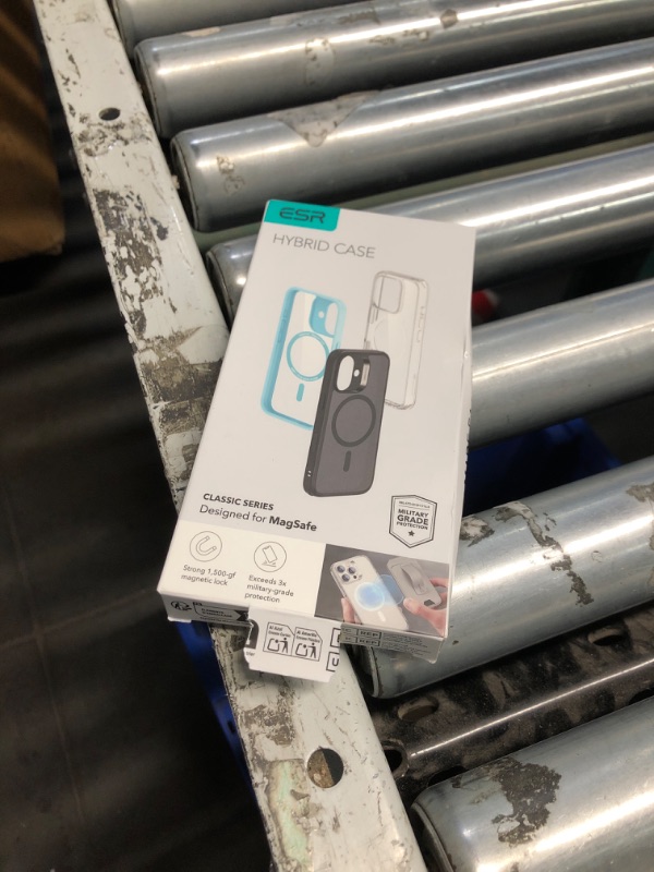 Photo 1 of ESR for iPhone 16 Case, Compatible with MagSafe, Shockproof Military-Grade Protection, Magnetic Phone Case for iPhone 16, Classic Hybrid Case (HaloLock), Clear Green