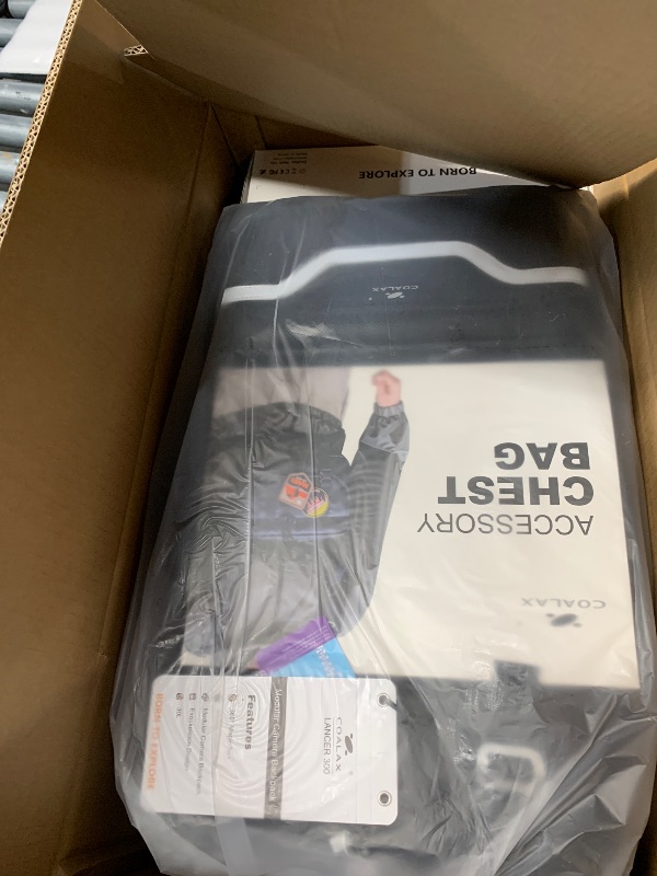 Photo 1 of **SEE NOTES** COALAX Lancer 300 Modular Waterproof Outdoor Camera Backpack with Portable 300Wh Power, Exoskeleton Design, Magic Arm for Lighting & Recording, Professional DSLR/SLR Camera Bag for Photography, Black