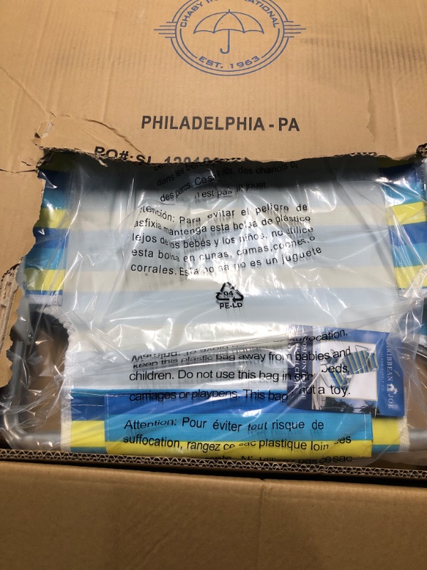 Photo 1 of ***(PARTIAL SET/ ONLY 1)***VINGLI Tall Beach Chair 2 Pack Lightweight, Backpack Beach Chair for Adults with 5-Position, Cooler Bag, Cup Holders, Towel Bar, Lightweight Folding Beach Camping Chairs ?Blue/Green-16