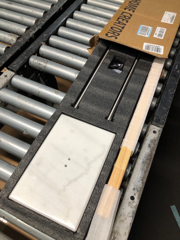 Photo 1 of 
Kayfia 40" Standing Towel Rack with Weighted Marble Base, Width Adjustable & Taller Bathroom Towel Rack Stand, 2-Tier Towel Racks for Bathroom, Multiple Spaces Stainless Steel Brushed Finish