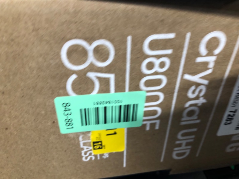 Photo 1 of (used)(see all images) Samsung 85-Inch Class Crystal UHD U8000F 4K Smart TV (2025 Model) Endless Free Content, Crystal Processor 4k