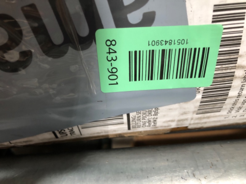 Photo 1 of ***PARTS ONLY***Zevemomo Tempered Glass Display Cabinet with Lights, 4-Tier Curio Cabinet with Glass Doors and Lock, Glass Display Case for Collectibles, for Living Room, Bedroom, Office, Black, Double Door