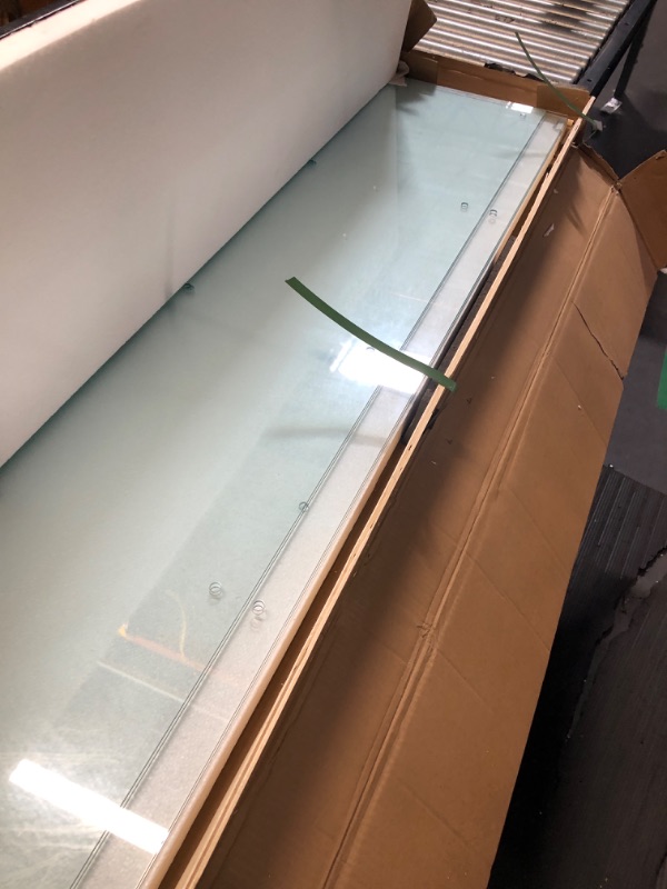 Photo 1 of ***PARTS ONLY***Zevemomo Tempered Glass Display Cabinet with Lights, 4-Tier Curio Cabinet with Glass Doors and Lock, Glass Display Case for Collectibles, for Living Room, Bedroom, Office, Black, Double Door