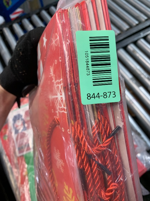 Photo 1 of 
Jactales Small Red Velvet Drawstring Christmas Gift Bags – 12 PCS 4x6 Inches Mini Xmas Present Pouch with Gold Foil Christmas Tree and Snowflake Design –...