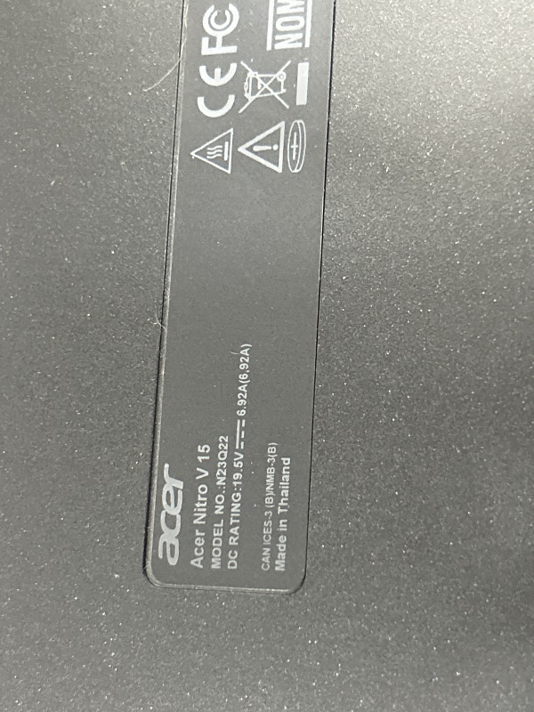 Photo 1 of *** PARTS ONLY ***Acer Nitro V Gaming Laptop | Intel Core i5-13420H Processor | NVIDIA GeForce RTX 4050 Laptop GPU | 15.6" FHD IPS 165Hz Display | 8GB DDR5 | 512GB Gen 4 SSD | Wi-Fi 6 | Backlit KB | ANV15-52-586Z