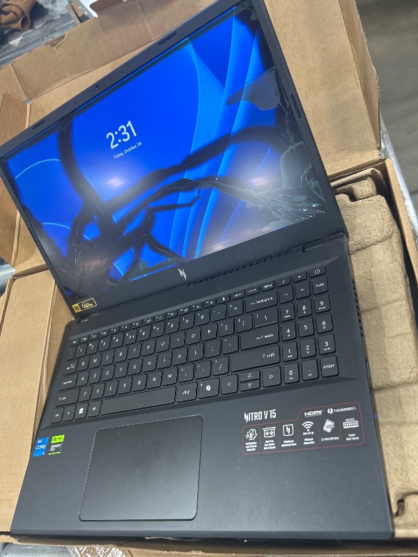 Photo 1 of *** PARTS ONLY ***Acer Nitro V Gaming Laptop | Intel Core i5-13420H Processor | NVIDIA GeForce RTX 4050 Laptop GPU | 15.6" FHD IPS 165Hz Display | 8GB DDR5 | 512GB Gen 4 SSD | Wi-Fi 6 | Backlit KB | ANV15-52-586Z
