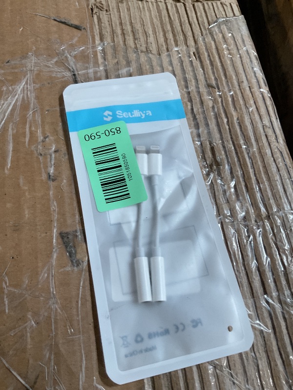 Photo 1 of [Apple MFi Certified] 2 Pack Lightning to 3.5 mm Headphone Jack Adapter, iPhone Aux Adapter Converter Dongle Audio Cable Compatible with iPhone 14 13 12 11 X XS 8 7