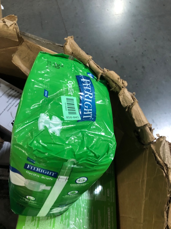 Photo 1 of ***LIKE NEW/OPEN BOX***
Medline FITULTRAXXLZ FitRight Ultra Briefs, XX-Large (Pack of 20)