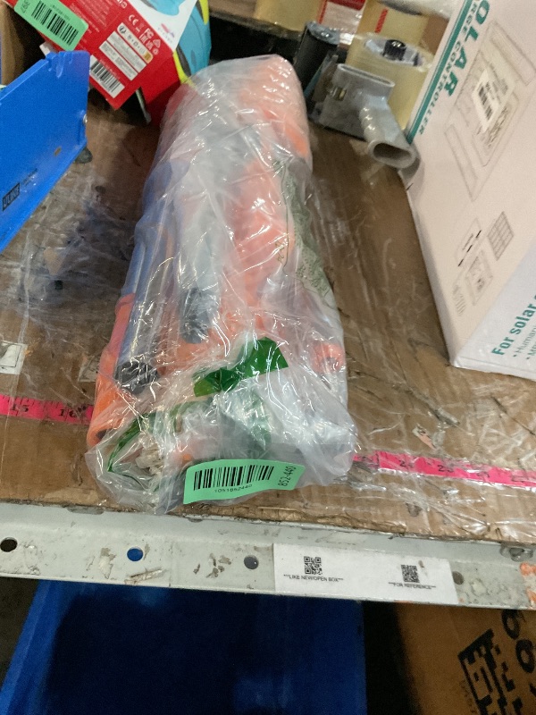 Photo 1 of *** FOR PARTS***     Toromp 20+ Feet Reach 2 in 1 Window Washing Squeegee & Duster with 3-14 ft Detachable Extension Pole // Window Cleaning Tool & Window Washer Squeegee for Home Indoor Outdoor Window Washing (Orange)