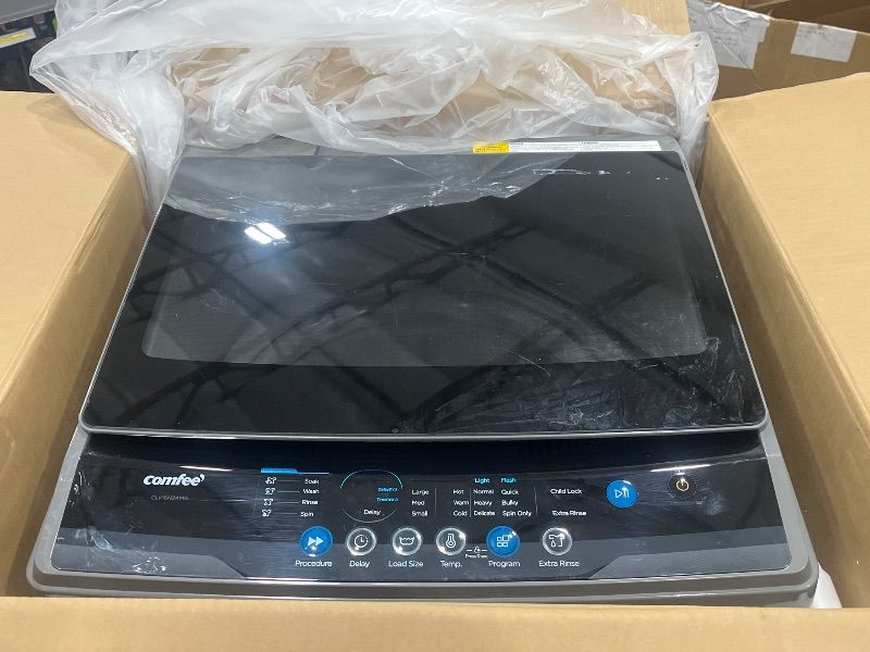 Photo 1 of ***FACTORY SEALED***Comfee 1.6-cu ft High Efficiency Portable Impeller Top-Load Washer (Grey)