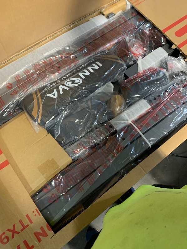 Photo 1 of ***FACTORY SEALED******INNOVA HEALTH AND FITNESS ITX9688 Heavy Duty Inversion Table, Extended Ankle Holding System, 300 lb Weight Capacity, Gray/Black