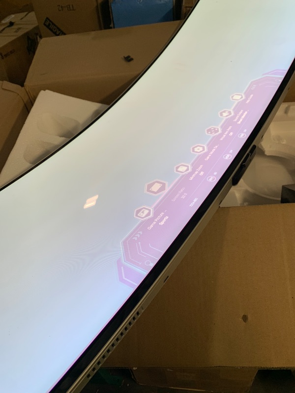 Photo 1 of (MONITOR FLICKERS ON AND OFF)Samsung 49" Odyssey OLED (G93SC) Series Curved Gaming Monitor w QD-OLED
