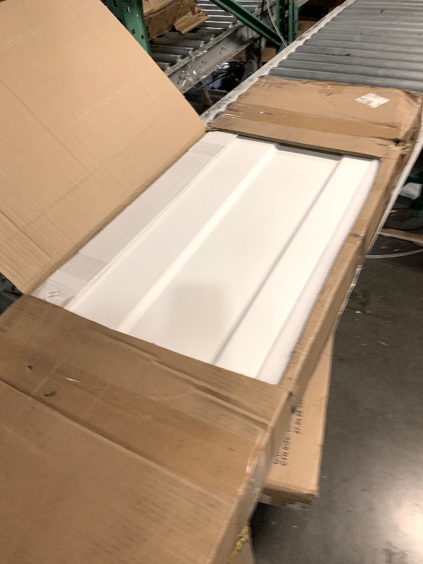 Photo 1 of *** ONLY 1***      SMARTSTANDARD 48" x 80" Bifold Closet Doors, 1-Panel Paintable White Primed Bi-fold Door, Interior Door with Hardware Kits, 46 4/5"*78 2/5" Two Sides Molded Design, Pre-drilled Doors