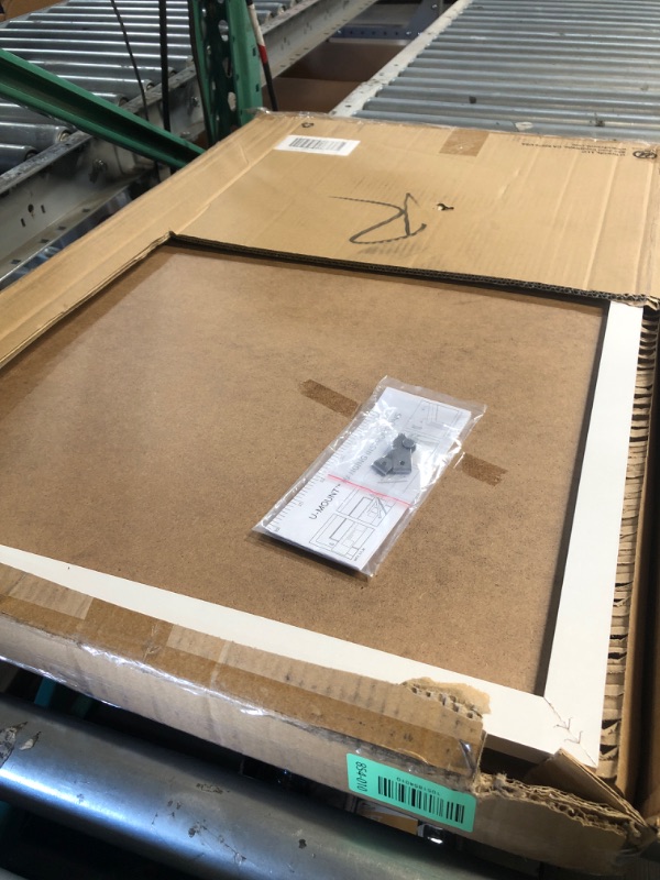 Photo 1 of (see all images) Monthly Calendar Whiteboard Dry Erase Cork Board Combo for Wall, 30" x 20" Magnetic Double-Sided Calendar White Board 