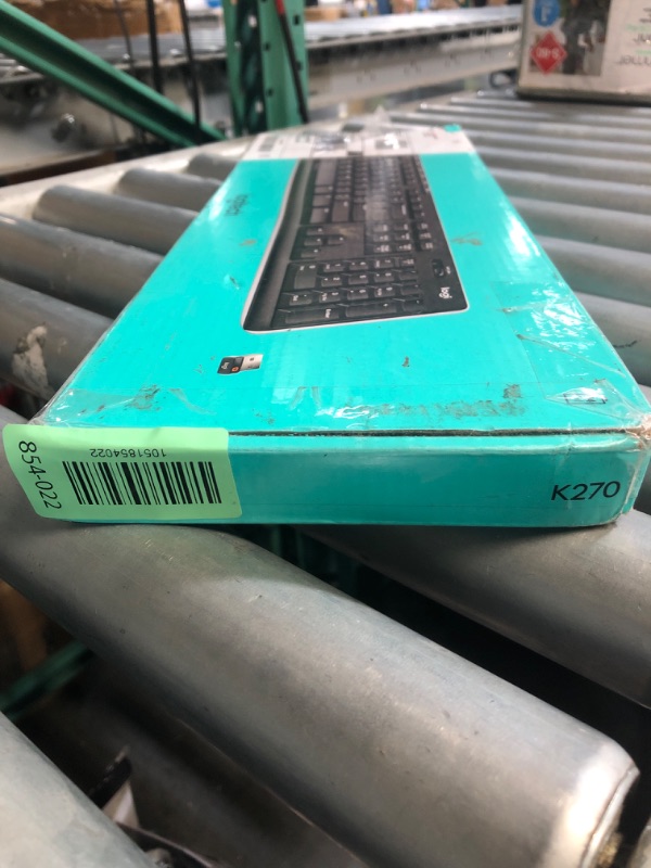 Photo 1 of (MISSING USB) Logitech K270 Wireless Keyboard, USB Unifying Receiver, Black