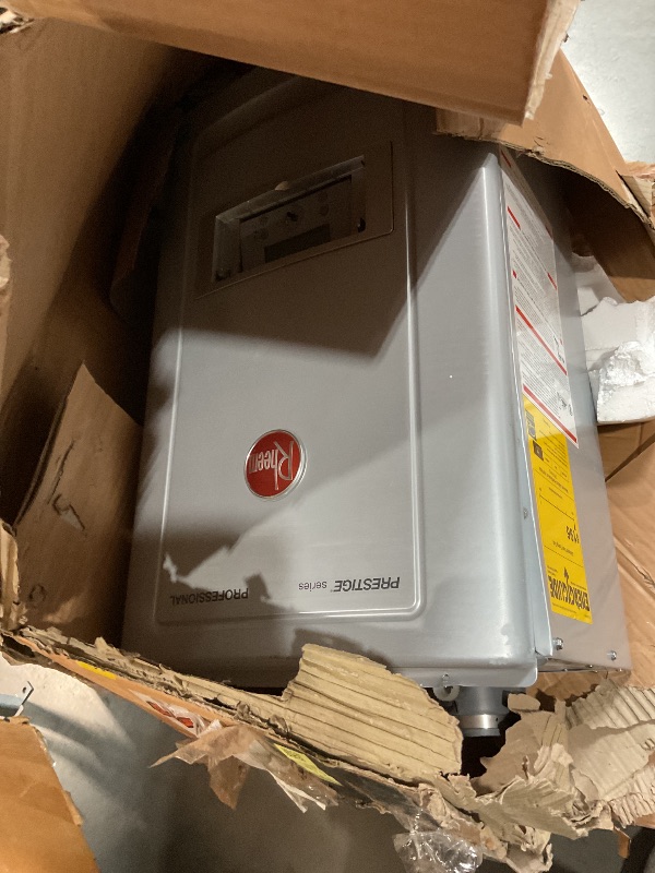 Photo 1 of *** PARTS ONLY ***Rheem Prestige Condensing Tankless Gas Indoor Natural Gas Water Heater With Built-in Recirculation 11.0 GPM - RTGH-RH11DVLN