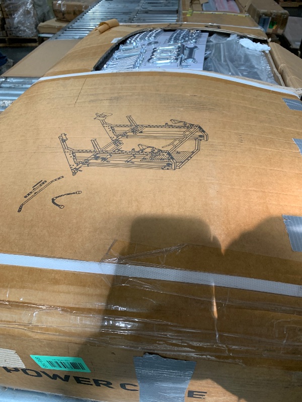 Photo 1 of *****parts only****** 2boxes ****L04 This Smith Machine is Designed to Target Different Muscle Groups,with Cable Crossover System,for Home Gym (L04, Black-Power Cage) SET 2/2