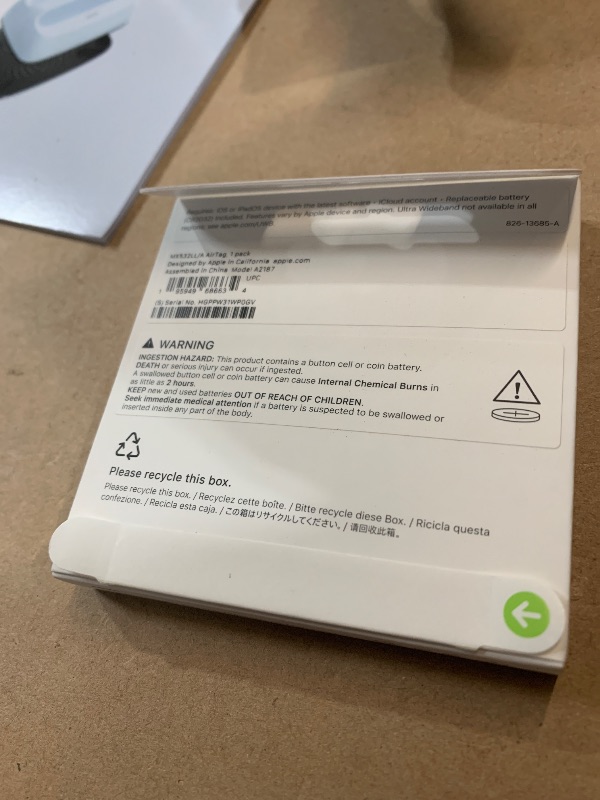 Photo 1 of ***FACTORY SEALED*** Apple AirTag. Keep Track of and find Your Keys, Wallet, Luggage, Backpack, and More. Simple one-tap Set up with iPhone or iPad