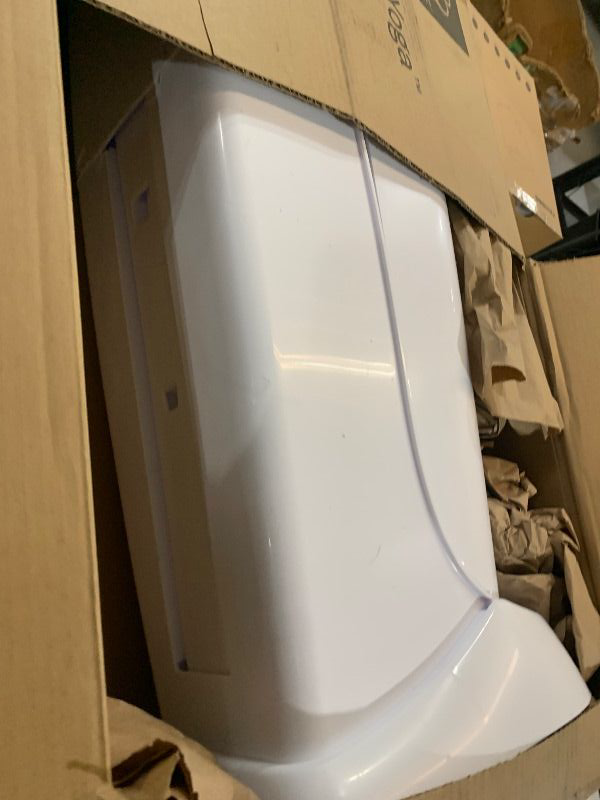 Photo 1 of (item incomplete) Playtex Diaper Genie Complete Pail with Built-In Odor Controlling Antimicrobial, Includes Pail & 1 Refill, White , 8.36 Pound