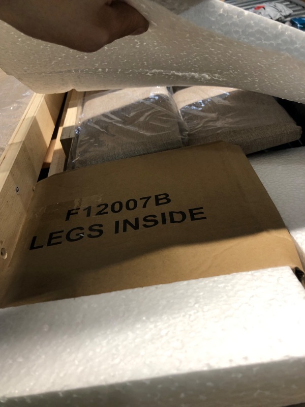 Photo 1 of ***MISSING PARTS***
Avenco Queen Bed Frame, Upholstered Platform Bed Frame with Adjustable Headboard, Wood Slat Support, Easy Assembly, No Box Spring Needed, Beige