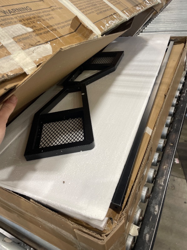 Photo 1 of **UNKNOWN IF ANY MISSING PIECES**KEIKI Twin Size Metal Loft Bed Frame with Convertible Staircase, Built-in Storage Shelves & Wardrobe, Loft Bed with Solid Slats & Guardrail, No Box Spring Required, Easy Assembly, for Bedroom, Black