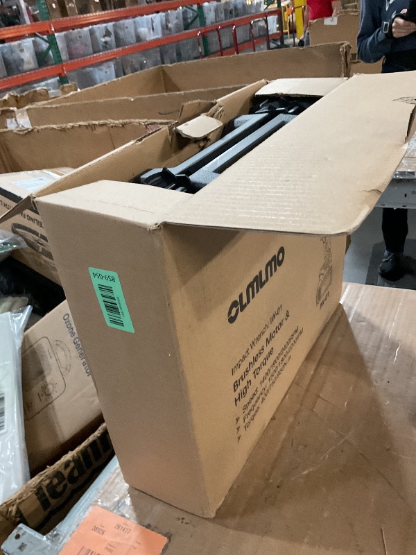 Photo 1 of **Parts Only*** olmlmo 950N.m/700Ft-lbs Cordless Impact Wrench 1/2", 2 * 4.0Ah Battery Brushless Impact Wrench with Fast Charger, 5 Sockets Portable Suitcase for Car Tire DIY