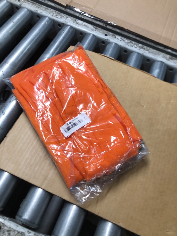 Photo 1 of (BAGGED) (USED/FAIR) SpaceDresser Basic Rod Pocket Sheer Voile Window Curtain Panels Orange 2 Panels 52 Width 84 Inch Long for Kitchen Bedroom Children Living Room Yard(Orange,52 W x 84 L)