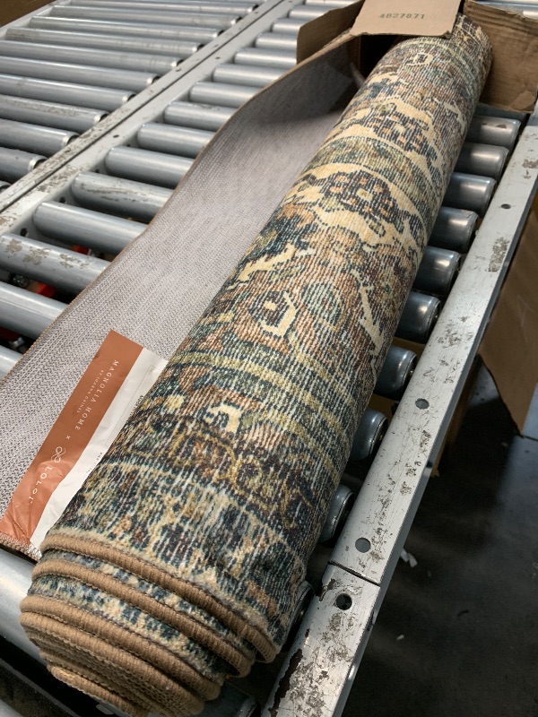 Photo 1 of (runner rug)(see all images) 2' 6'' x  9' 6'' Loloi Magnolia Home by Joanna Gaines Banks Collection BAN-02 Denim/Clay