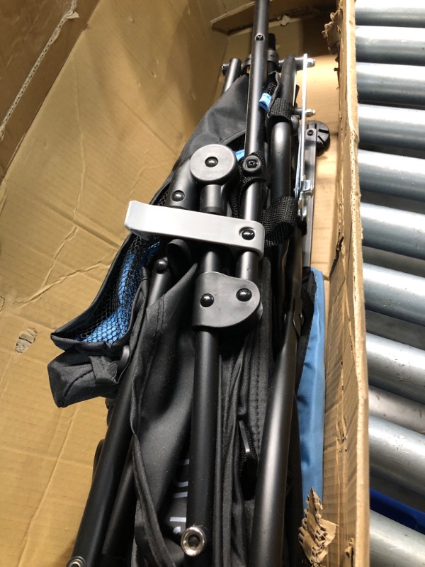 Photo 1 of ***(USED/ UNKNOWN IF MISSING PARTS)***Ingenuity 3D Mini Convenience Stroller – Lightweight Stroller with Compact Fold, Multi-Position Recline, Canopy with Pop Out Sun Visor – Umbrella Stroller for Travel & More, Blue/Black