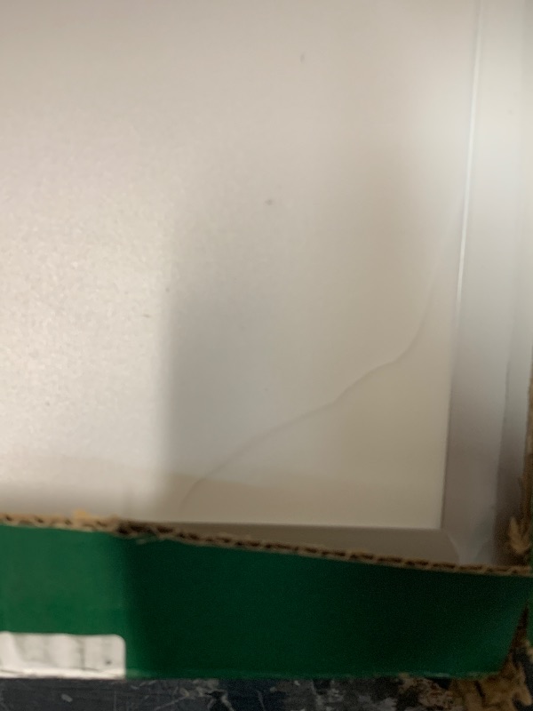 Photo 1 of ***CRACK IN ONE CORNER***Lithonia Lighting CPX 2x4 LED Flat Panel Light, 2 Ft. x 4 Ft. LED Light Panel, Ceiling Lighting Fixture, 4000/5000/6000 Adjustable Lumens, 3500K/4000K/5000K Switchable CCT, Smooth Satin Lens, White