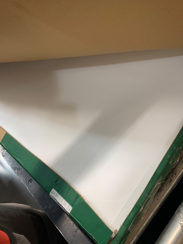 Photo 1 of ***CRACK IN ONE CORNER***Lithonia Lighting CPX 2x4 LED Flat Panel Light, 2 Ft. x 4 Ft. LED Light Panel, Ceiling Lighting Fixture, 4000/5000/6000 Adjustable Lumens, 3500K/4000K/5000K Switchable CCT, Smooth Satin Lens, White