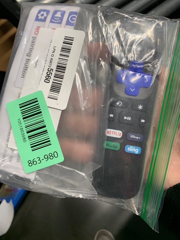 Photo 1 of (2 Pack) Replacement Remote Control for Roku Express, for Roku Premiere, for Roku Box, for Roku Player, for Roku 1 2 3 4 -?NOT for Stick or TV?