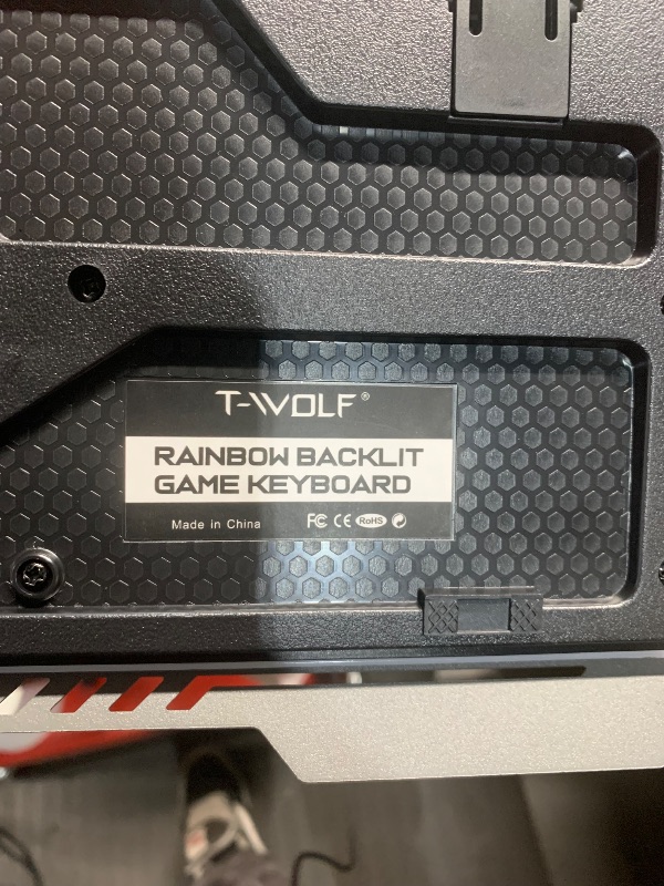 Photo 1 of ***FACTORY SEALED***JMNGSHU Gaming Keyboard, Upgraded Wired Mechanical with Silent Switch, IP57 Water-Resistant, RGB Backlit, Double-Shot ABS Keycaps, USB Wired for PC Gamers, Ultra-Sensitive & Quiet Response