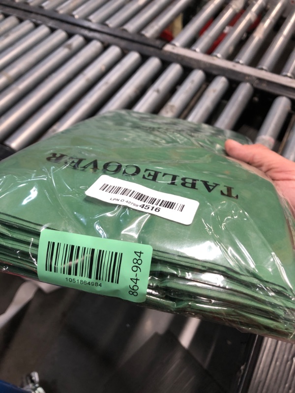 Photo 1 of ***(OLIVE GREEN)***QIKSION Plastic Table Cloth Disposable 6 Pack, 54 x 108 Inch Tablecloths for Rectangle Tables, Sage Green Plastic Table Cover