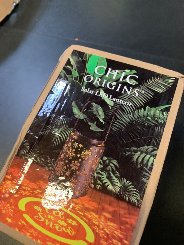 Photo 1 of Snowflake Solar Lanterns Outdoor Waterproof, Hanging Metal Copper Lights for Garden, Patio, Porch, Yard, Romantic Valentine’s Gift for Her, Thoughtful Winter Gifts for Mom & Women