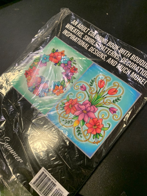 View 3 of 100 Flowers: An Adult Coloring Book with Bouquets, Wreaths, Swirls, Patterns, Decorations, Inspirational Designs, and Much More!